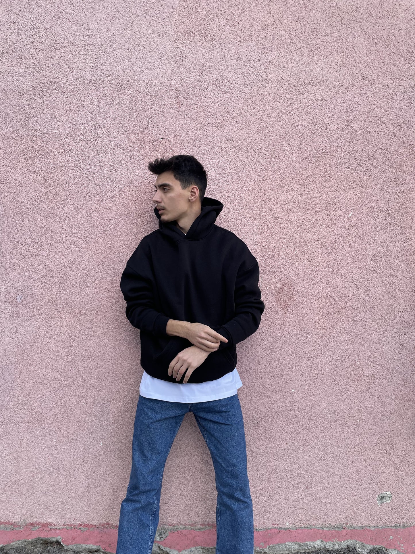Siyah Basic Sweat