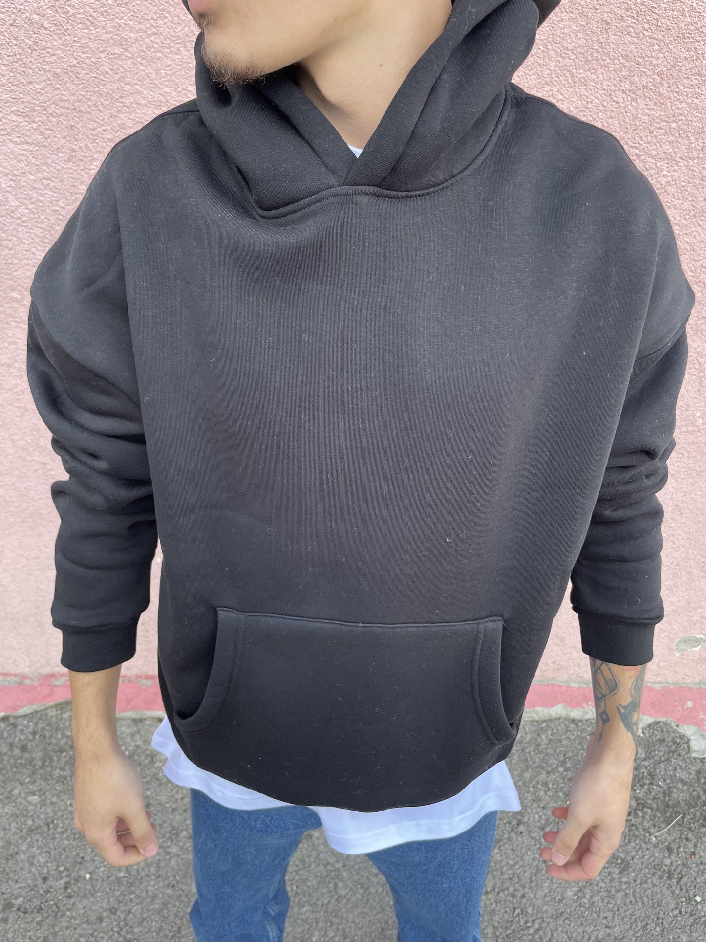 Siyah Basic Sweat