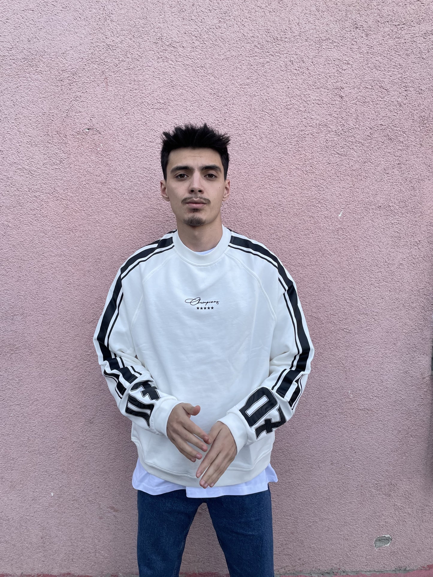 07 Baskılı Oversize Sweatshirt
