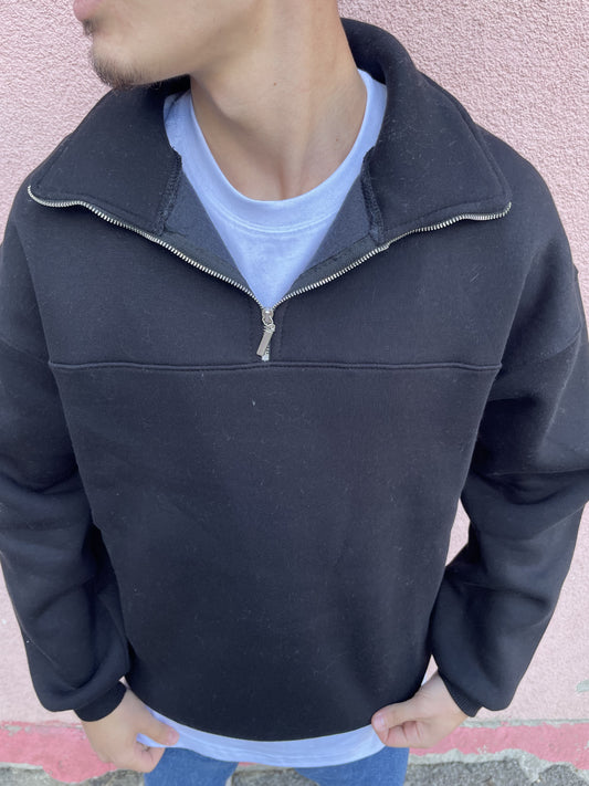 Half Zip Basic Sweat